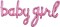 Baby Girl Letter Balloons-16 Inch Pink Baby Girl Shower Foil Balloons Banner for Gender Reveal Party Baby Birthdays Party Decoration